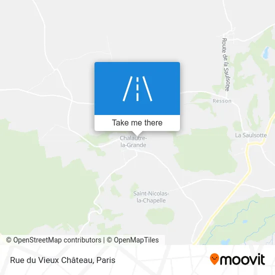 Rue du Vieux Château map