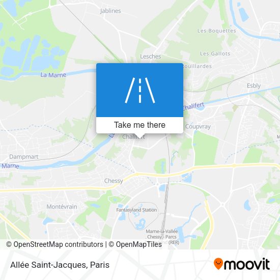 Allée Saint-Jacques map