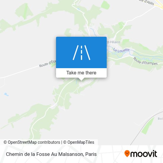 Chemin de la Fosse Au Malsanson map
