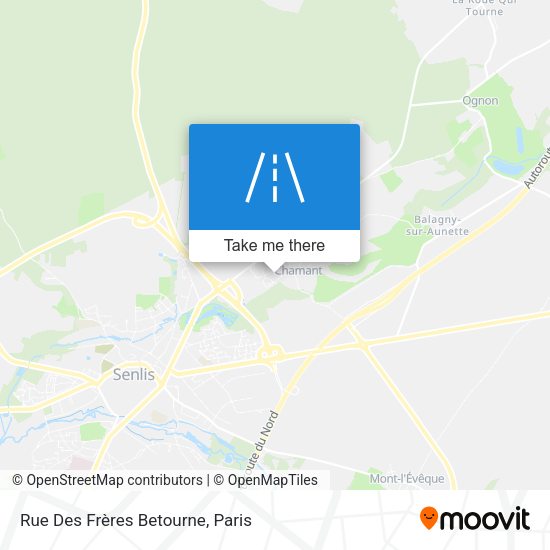 Rue Des Frères Betourne map