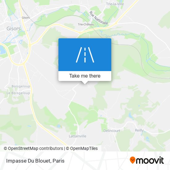 Impasse Du Blouet map