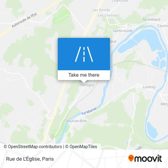 Rue de L'Église map