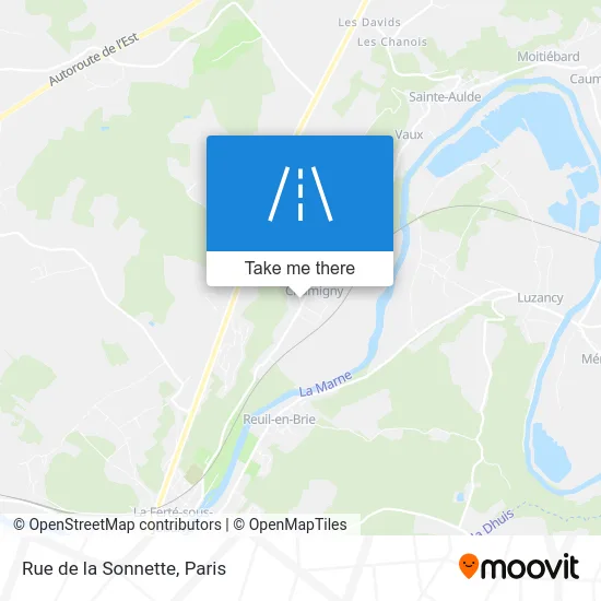Rue de la Sonnette map