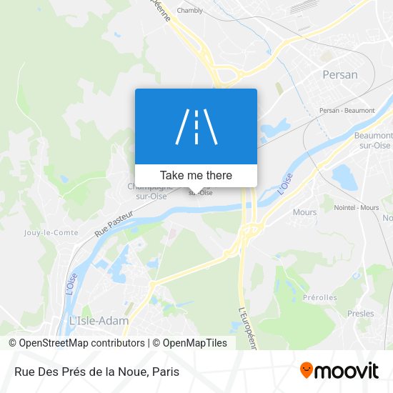 Rue Des Prés de la Noue map