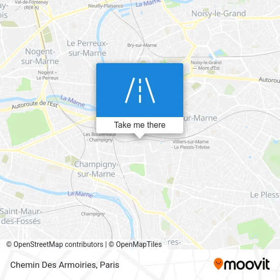 Chemin Des Armoiries map