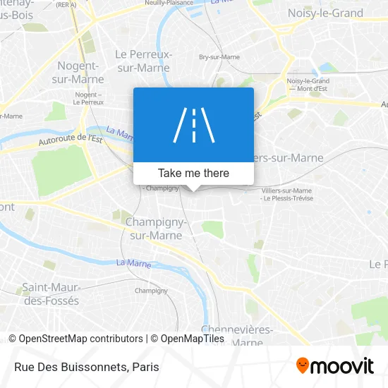 Rue Des Buissonnets map