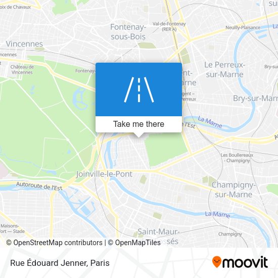 Rue Édouard Jenner map