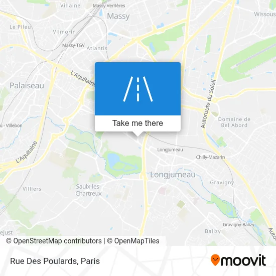 Rue Des Poulards map