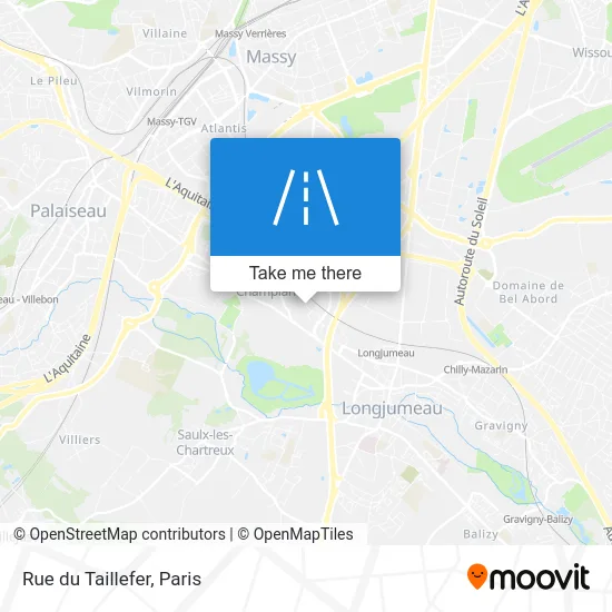 Rue du Taillefer map