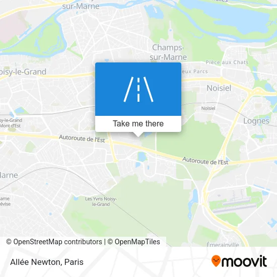 Allée Newton map