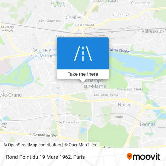 Rond-Point du 19 Mars 1962 map