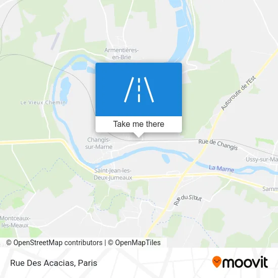 Rue Des Acacias map