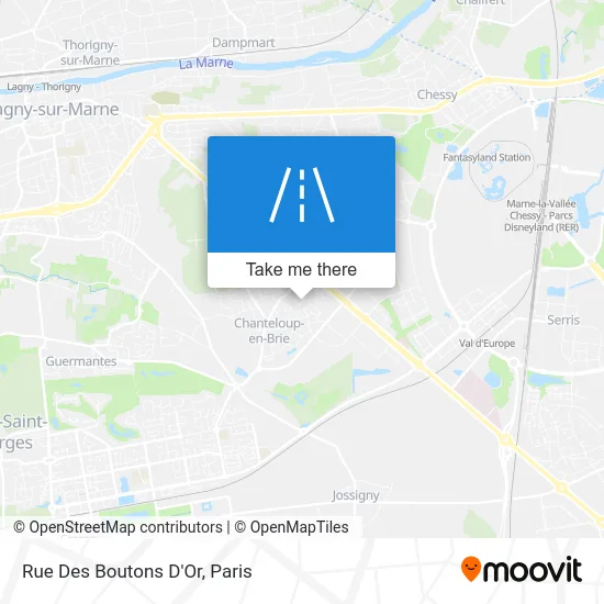 Rue Des Boutons D'Or map