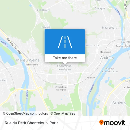 Rue du Petit Chanteloup map