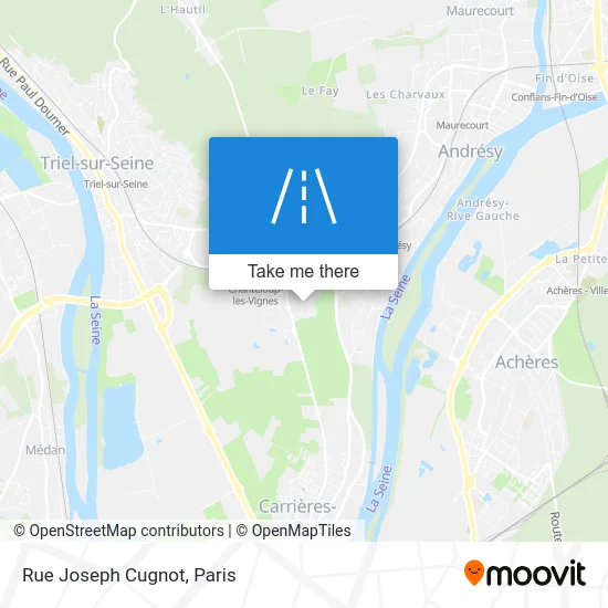 Rue Joseph Cugnot map