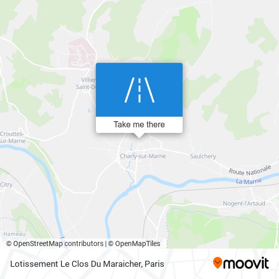 Lotissement Le Clos Du Maraicher map