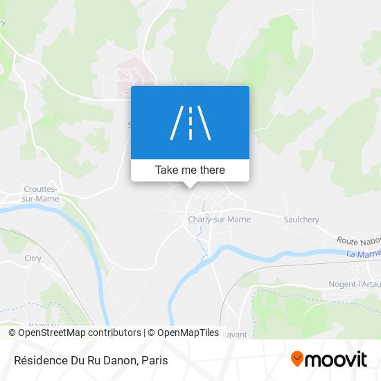 Résidence Du Ru Danon map