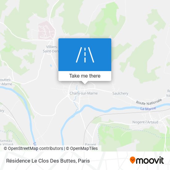 Résidence Le Clos Des Buttes map