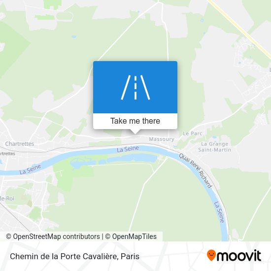 Chemin de la Porte Cavalière map