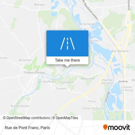 Rue de Pont Franc map