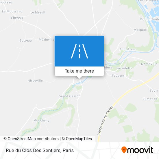Rue du Clos Des Sentiers map