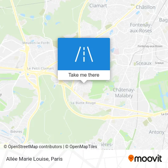 Allée Marie Louise map