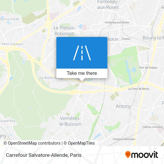 Carrefour Salvatore-Allende map