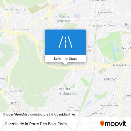 Chemin de la Porte Des Bois map