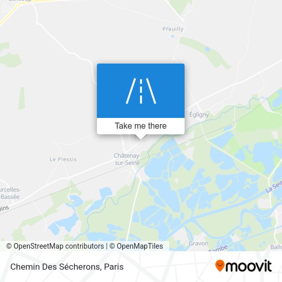 Chemin Des Sécherons map