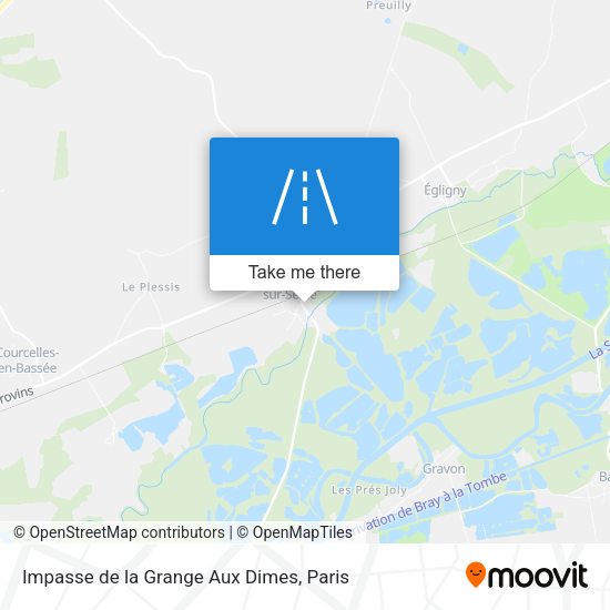 Impasse de la Grange Aux Dimes map
