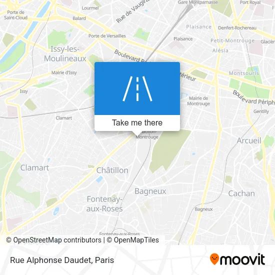 Rue Alphonse Daudet map
