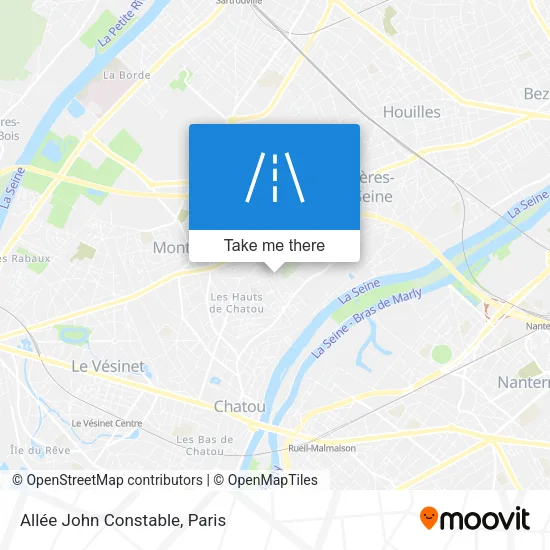 Allée John Constable map