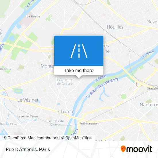 Rue D'Athènes map