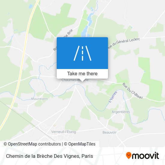 Chemin de la Brèche Des Vignes map