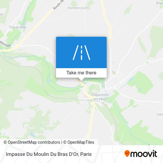 Impasse Du Moulin Du Bras D'Or map