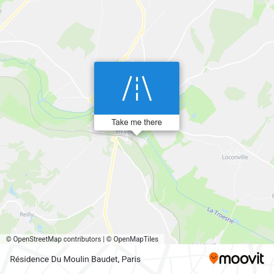 Résidence Du Moulin Baudet map