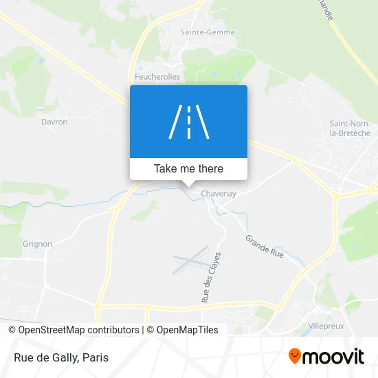 Rue de Gally map