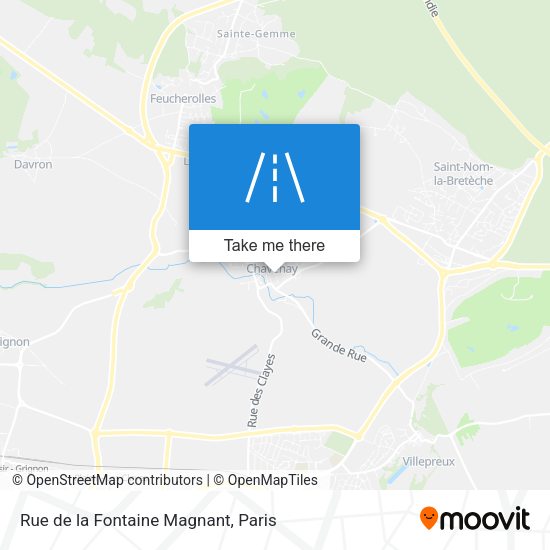 Rue de la Fontaine Magnant map