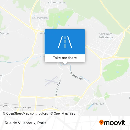 Rue de Villepreux map