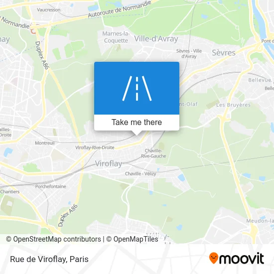 Rue de Viroflay map