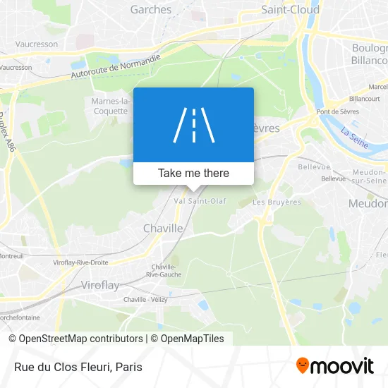 Rue du Clos Fleuri map