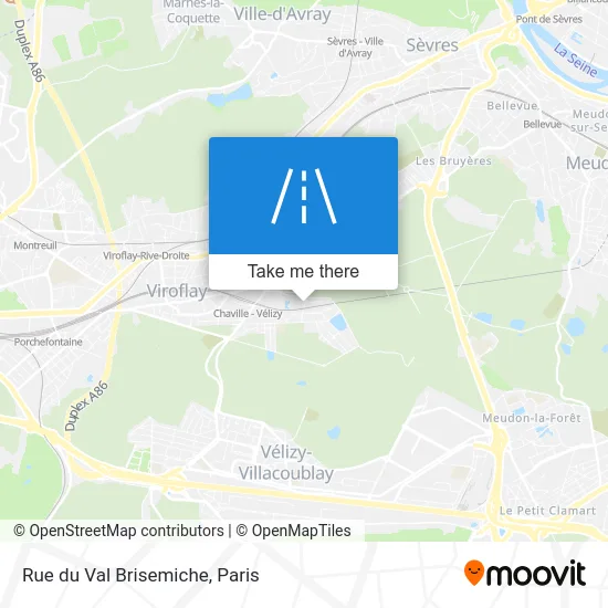Rue du Val Brisemiche map