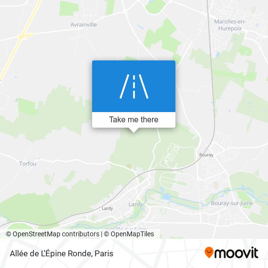 Allée De L'Épine Ronde map