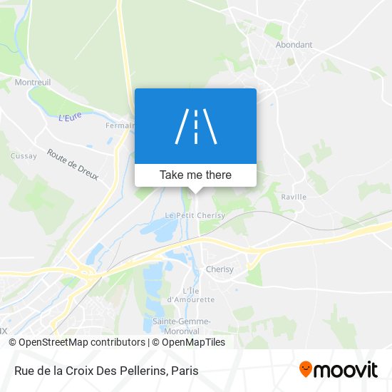 Rue De La Croix Des Pellerins map