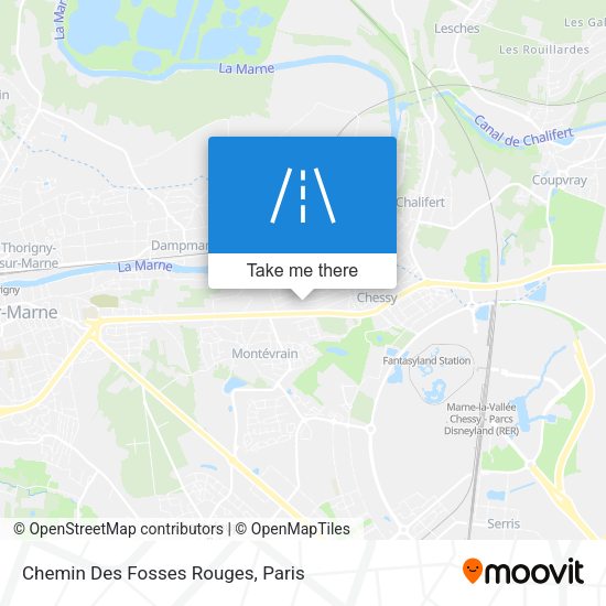 Chemin Des Fosses Rouges map