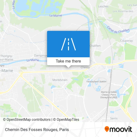 Chemin Des Fosses Rouges map