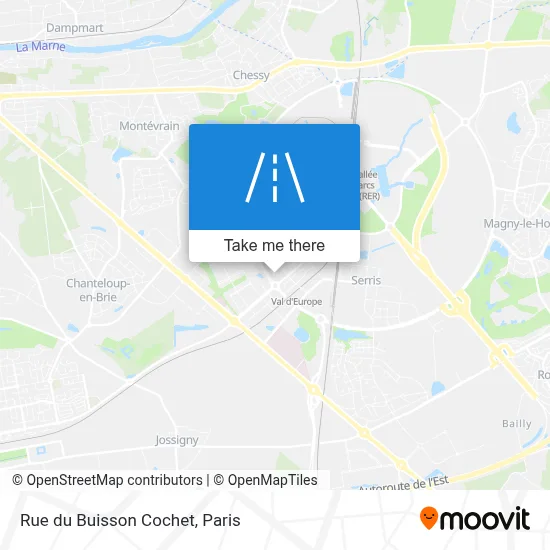 Rue du Buisson Cochet map