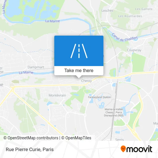Rue Pierre Curie map