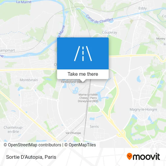 Sortie D'Autopia map