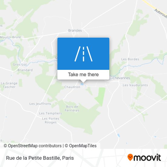 Rue De La Petite Bastille map